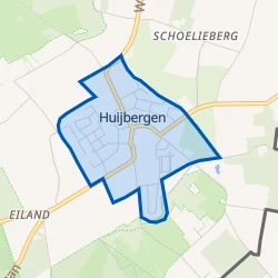 Kaart van Huijbergen
