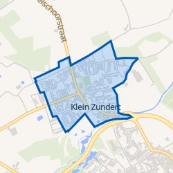 Kaart van Klein-Zundert