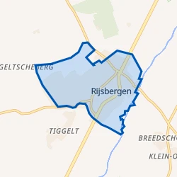 Kaart van Rijsbergen