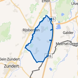 Kaart van Verspreide huizen in het Oosten