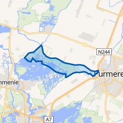Kaart van Verspreide huizen Kanaal- en Oudelandsdijk