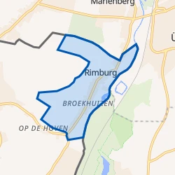 Kaart van Rimburg