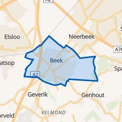 Kaart van Beek