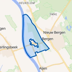 Kaartje van Oud-Bergen Buitengebied