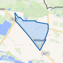 Kaart van Milsbeek