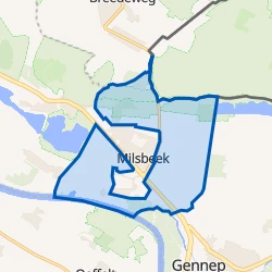 Kaart van Bloemenstraat-Zwarteweg