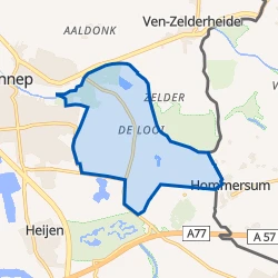 Kaart van Looierheide