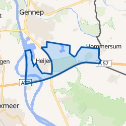 Kaart van Heijensebos