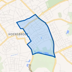 Kaart van De Dem en omgeving