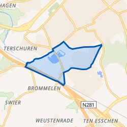 Kaart van Nieuw Lotbroek-Noord