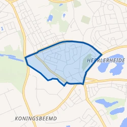 Kaart van Heerlerheide Kom