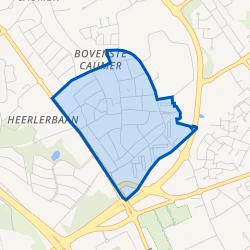 Kaart van Heerlerbaan-Oost