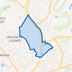 Kaart van Egstraat en omgeving