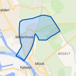 Kaart van Molenhoek