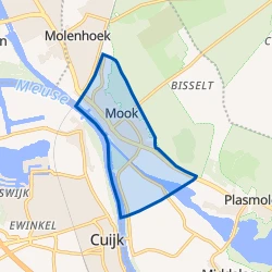 Kaart van Mook