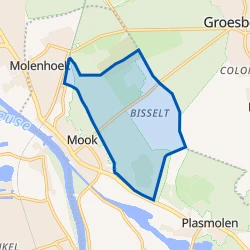 Kaart van Verspreide huizen Bisselt