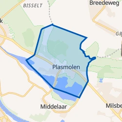 Kaart van Riethorst-Plasmolen