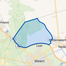 Kaart van Boeket-Hoogbosweg