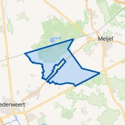 Kaart van Moostdijk-Kruisvennendijk
