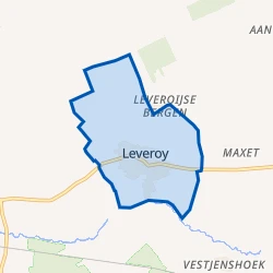 Kaart van Leveroy