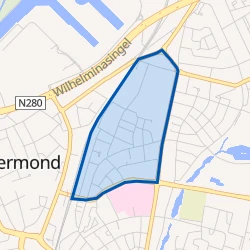 Kaart van Vrijveld