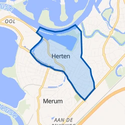 Kaart van Herten