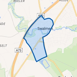 Kaart van Swalmen-Centrum