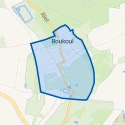 Kaart van Boukoul
