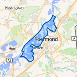 Kaart van Maasplassen