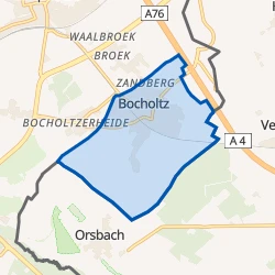 Kaart van Bocholtz
