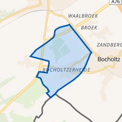 Kaart van Bocholtzerheide
