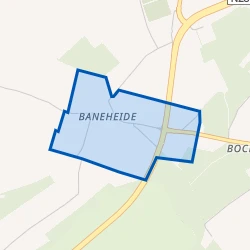 Kaart van Baneheide