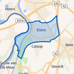 Kaart van Elsloo