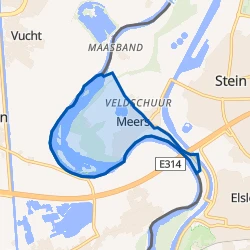 Kaart van Meers