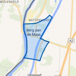 Kaart van Berg