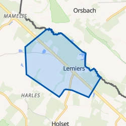 Kaart van Lemiers