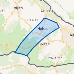 Kaart van Holset