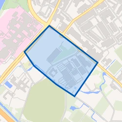 Kaartje van bedrijventerrein Hagerhof