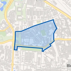 Kaart van Vastenavondkamp-Zuid