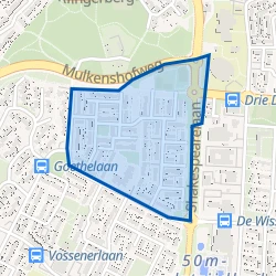 Kaart van Vossener-Noord