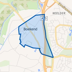 Kaart van Kern Boekend