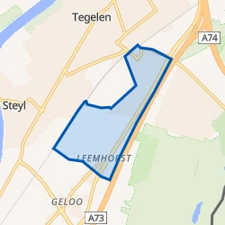 Kaart van Lage Heide