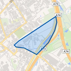 Kaartje van Kaldenkerkerweg-West