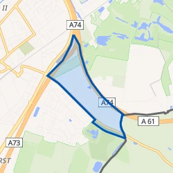 Kaart van Kaldenkerkerweg-Oost