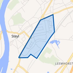 Kaart van Nieuw-Steyl