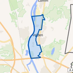 Kaart van Hasselt en Het Vorst
