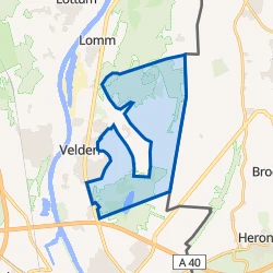 Kaart van Verspreide huizen Velden