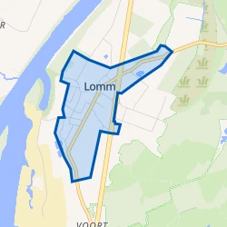 Kaart van Kern Lomm