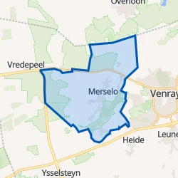 Kaart van Merselo