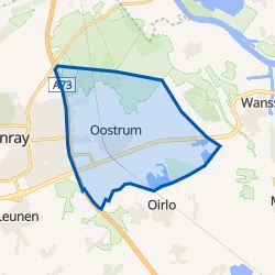 Kaart van Oostrum